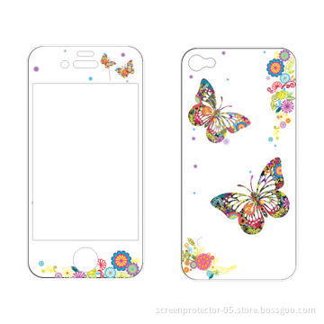 Inner Printing Screen Protector for iPhone 4/4S, Long Lasting Protection and Unique Scent